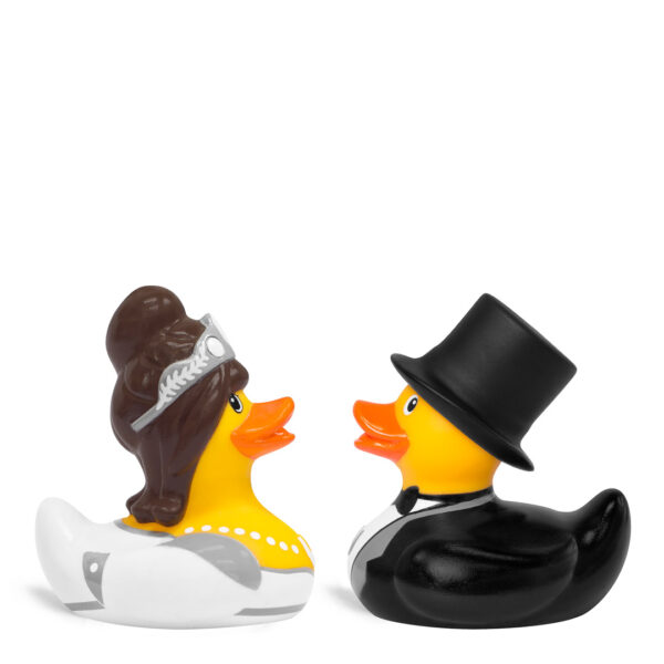 Mini Deluxe Bride & Groom Ducks