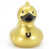BUD1512+GOLDFEATHER-Rubber-Duck-Bud-4 Deluxe Gold Feather Duck