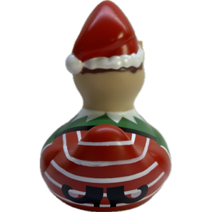 BUD1522+CHRISTMAS+ELF-Rubber-Duck-BudDuck-3 Deluxe Christmas Elf Duck