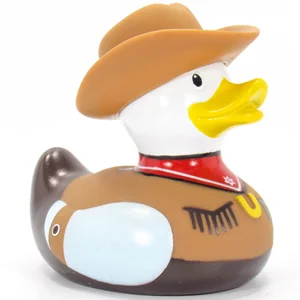 Cowboy-Rubber-Duck-Bud-Duck-5 Deluxe Cowboy Duck