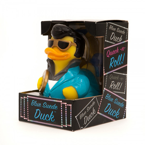 CelebriDucks Blue Suede Duck