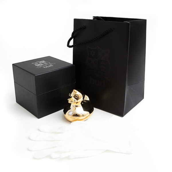 Bud Ducks Luxury Swarovski Crystal Gold Duck