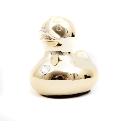Bud Ducks Polyresin Gold Swarovski crystal duck Bud-Ducks-Polyresin-gold-swarovski-crystal-duck
