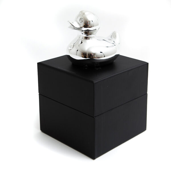 Bud Ducks Luxury Swarovski Crystal Silver Duck