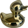 Bud Ducks Luxury Polyresin Swarovski Crystal Gold Duck