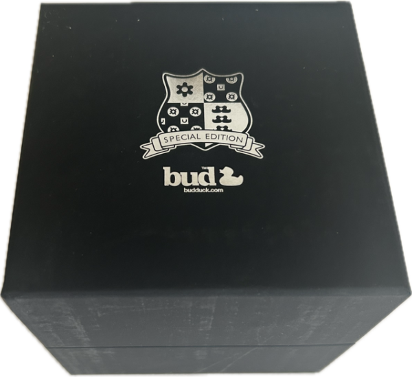 Silver duck - box Bud Ducks Luxury Polyresin Swarovski Crystal Silver Duck
